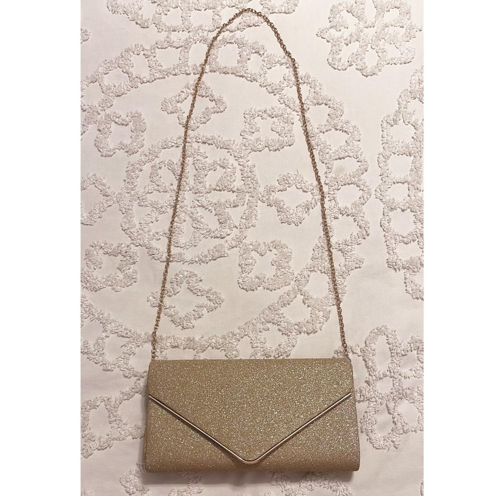 ✦ Sparkly Gold Crossbody/Clutch ✦